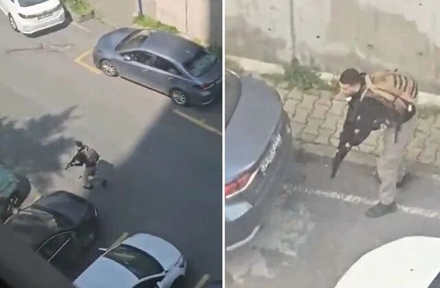 İsrail Konsolosluğu’na saldırının en net görüntüsü