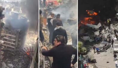 İsrail, Lübnan’ı vuruyor: Bölgeden gelen görüntüler dehşete düşürdü