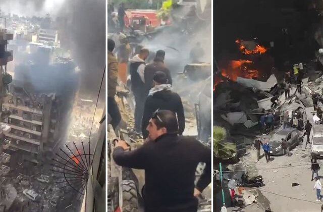 İsrail, Lübnan’ı vuruyor: Bölgeden gelen görüntüler dehşete düşürdü