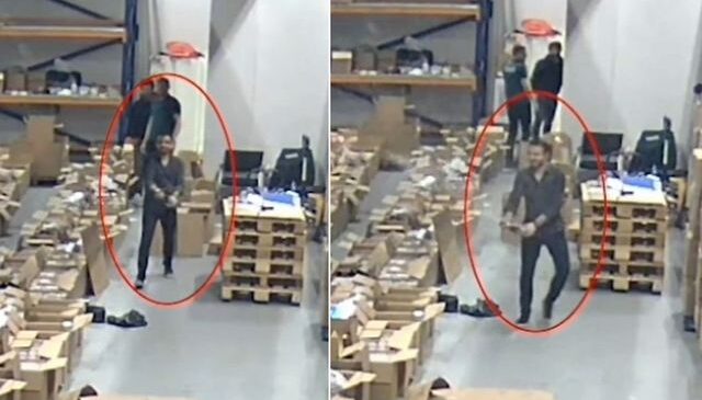 Görüntüler İstanbul Havalimanı’ndan! Vurgunu yapıp bir de şampanya patlatmışlar