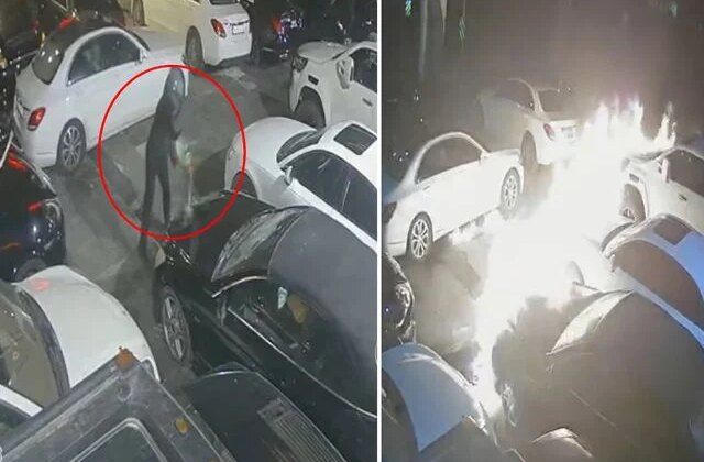 İstanbul’un göbeğinde dehşet: 100 milyonluk araçları benzin döküp yaktılar