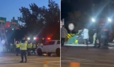 Bariyerlere çarpan araç alev aldı, genç kadın feci şekilde can verdi