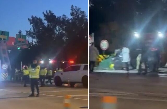 Bariyerlere çarpan araç alev aldı, genç kadın feci şekilde can verdi