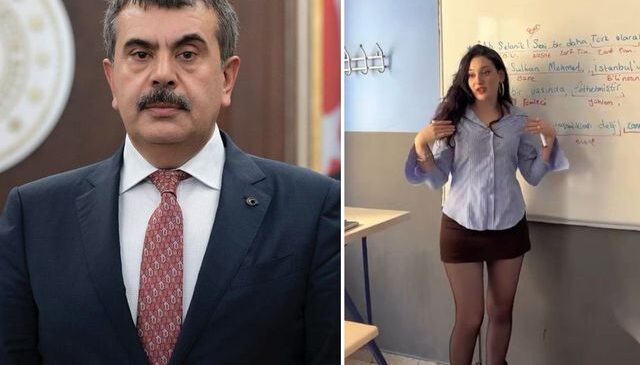 Kadın öğretmenin videosunu izleyenler Bakan Tekin’i etiketledi