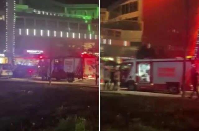 Kağıthane’de AVM’de yangın paniği