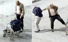 Tekerlekli sandalyedeki babasını azarlayınca mahalledeki gençler tarafından dövüldü