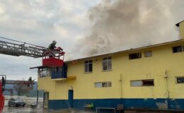 Kastamonu’da tekstil ve filtre malzemeleri üretilen fabrikada yangın