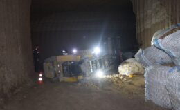 Nevşehir’de devrilen iş makinesinin altında kalan işçi öldü