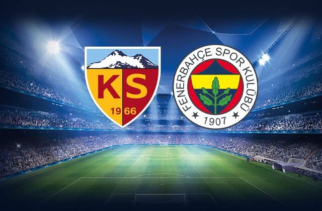 Kayserispor-Fenerbahçe mücadelesinin ilk 11’leri belli oldu
