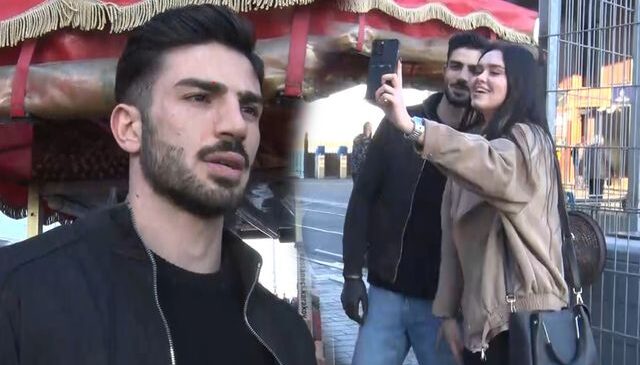 Kestaneci Alper’in ünü dünyaya yayıldı! Turistler fotoğraf çektirmek için sıraya giriyor