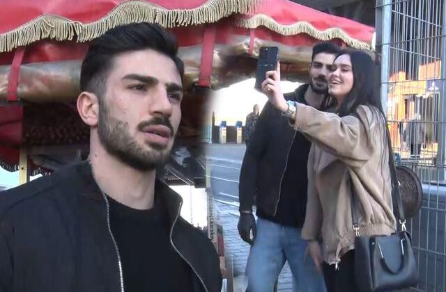 Kestaneci Alper’in ünü dünyaya yayıldı! Turistler fotoğraf çektirmek için sıraya giriyor