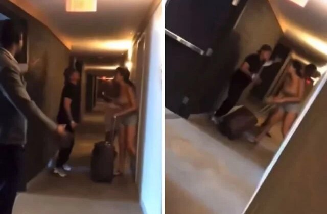 Kız arkadaşına sürpriz yapmaya gitti, kapıyı başka bir erkek açtı!