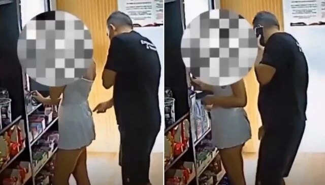 Markette infial yaratan görüntü! Savunması olaydan daha skandal