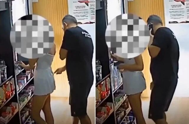 Markette infial yaratan görüntü! Savunması olaydan daha skandal