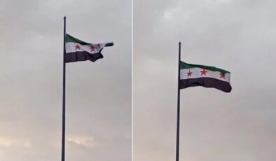Sınırımızda önemli gelişme! Ve bayrak çekildi