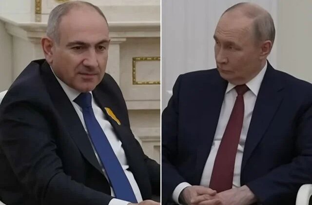 Kremlin’de olay görüntü! Paşinyan, Putin’in isteğini dünyanın gözü önünde reddetti