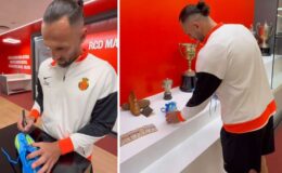 Kulüp tarihine geçen Vedat Muriqi’den beğeni yağan bir hareket daha