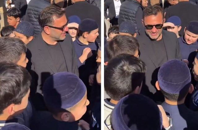 Kur’an kursu öğrencileriyle bir araya gelen Okan Buruk, dua istedi