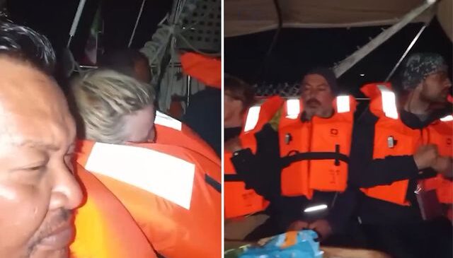 Küresel Sumud Filosu’ndan ilk görüntüler: Aktivistler can yelekleriyle baskını bekliyor