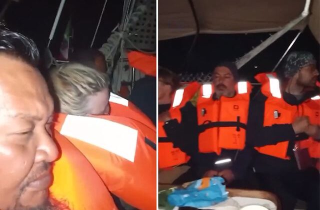 Küresel Sumud Filosu’ndan ilk görüntüler: Aktivistler can yelekleriyle baskını bekliyor