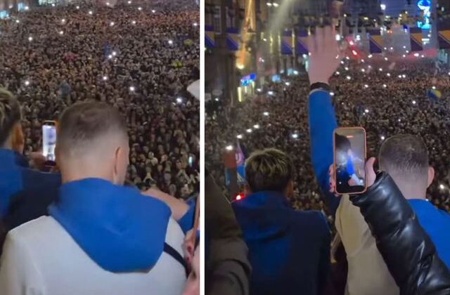 Kutlama dediğin böyle olur! Binlerce insan sokağa çıkıp onun adını haykırdı