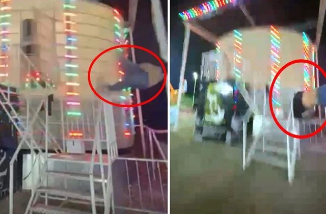 Edirne’deki lunapark faciasının dehşet anları kamerada