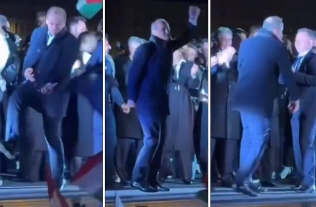 Macaristan’da gündem olan görüntü: Kazandıktan sonra sahnede coştu