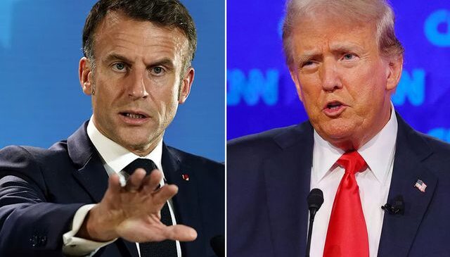 Macron’dan kendisini eşi üzerinden hedef alan Trump’a olay yanıt