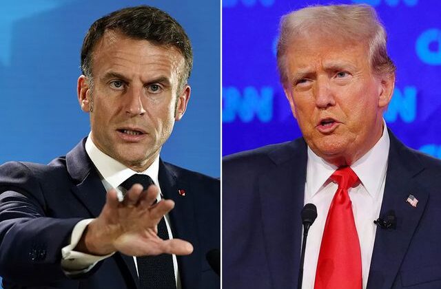 Macron’dan kendisini eşi üzerinden hedef alan Trump’a olay yanıt