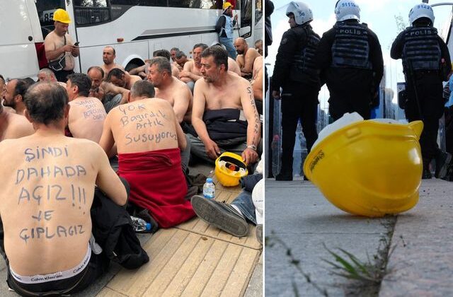 Bağımsız Maden İş, açlık grevi yapan 110 madencinin gözaltına alındığını açıkladı