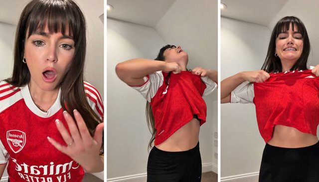 Manchester City’e kaybeden Arsenal taraftarı bir kadın sinir krizi geçirdi