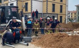 Manisa’da kanalizasyon çalışmasında göçük: 1 işçi toprak altında kaldı