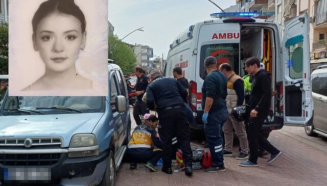 Motosikletiyle kamyonetin altında kalan 17 yaşındaki Sude hayatını kaybetti