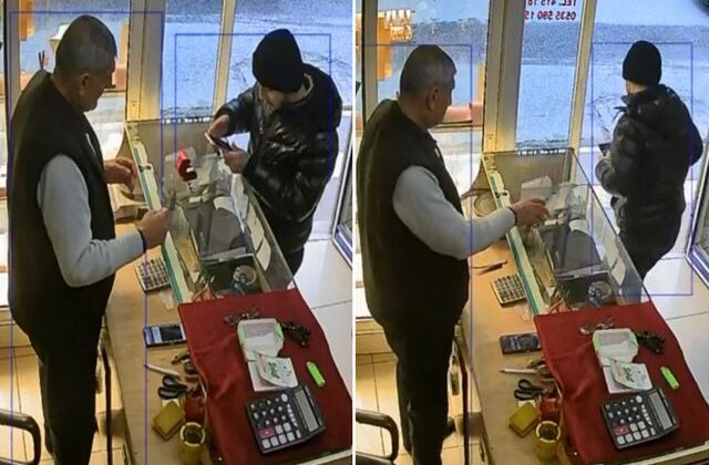 Mardin’de kuyumcuya müşteri gibi girip yüzük çalan hırsız tutuklandı