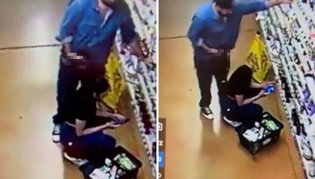 Markette iğrenç olay! Genç kadına cinsel organını gösterip taciz etti