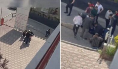 Motokurye, tartıştığı kişiyi silahla vurduktan sonra kaçtı