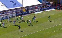 Muhteşem gol! İrfan Can Kahveci kornerden attı