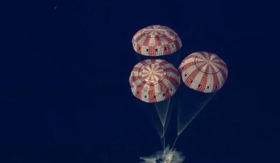 NASA’nın tarihi görevinde 4 astronot Dünya’ya ulaştı