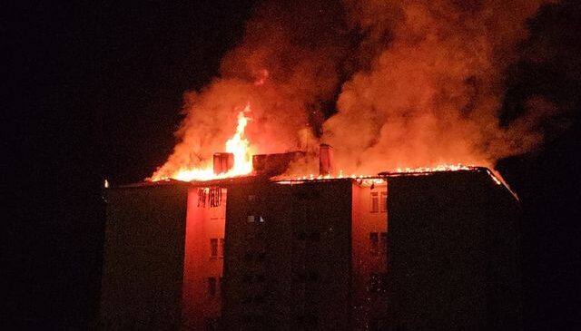 Nazilli’de fen lisesi pansiyonunda yangın çıktı