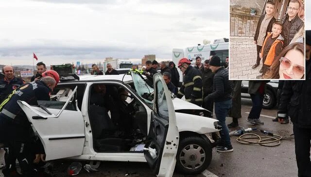 Trafik kazası bir aileyi yok etti, yürek yakan kazada anne de yaşam savaşını kaybetti