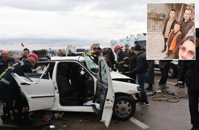 Trafik kazası bir aileyi yok etti, yürek yakan kazada anne de yaşam savaşını kaybetti