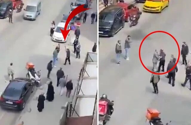 Öfkeli baba, palayla iş yerini bastı