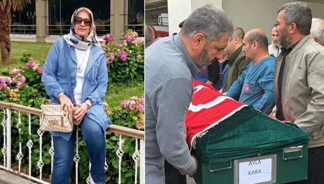 Öğrencilerine siper olan Ayla öğretmenin cenazesi ailesine teslim edildi