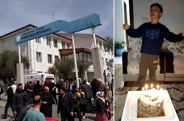 Okul saldırısında öldürülen minik Adnan’ın görüntüleri izleyenleri kahretti