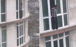 Önce prova yaptı, saatler sonra kendini boşluğa bıraktı