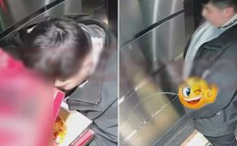 Önce siparişi yedi sonra idrarını yaptı! Kuryeye asla unutamayacağı ders