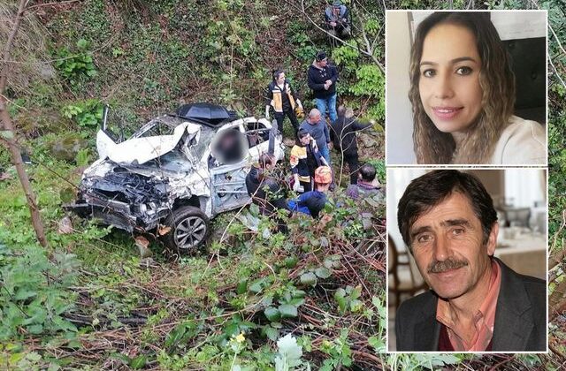 Ordu’da kahreden kaza, genç öğretmen babasıyla birlikte can verdi