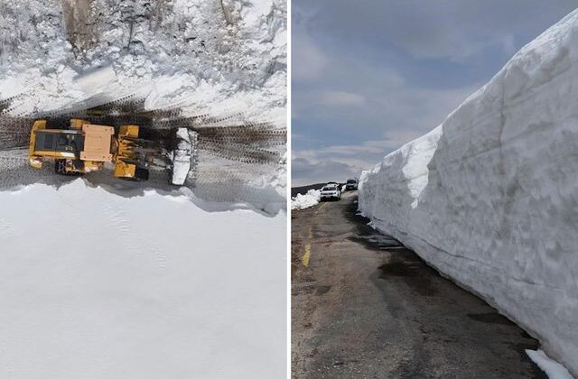 Ordu’da nisan sonunda 4 metre kar
