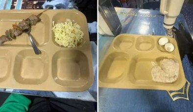 Orta Doğu’daki ABD denizcileri, yemeklerinin fotoğrafını paylaştı