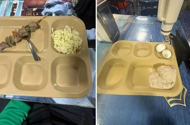 Orta Doğu’daki ABD denizcileri, yemeklerinin fotoğrafını paylaştı